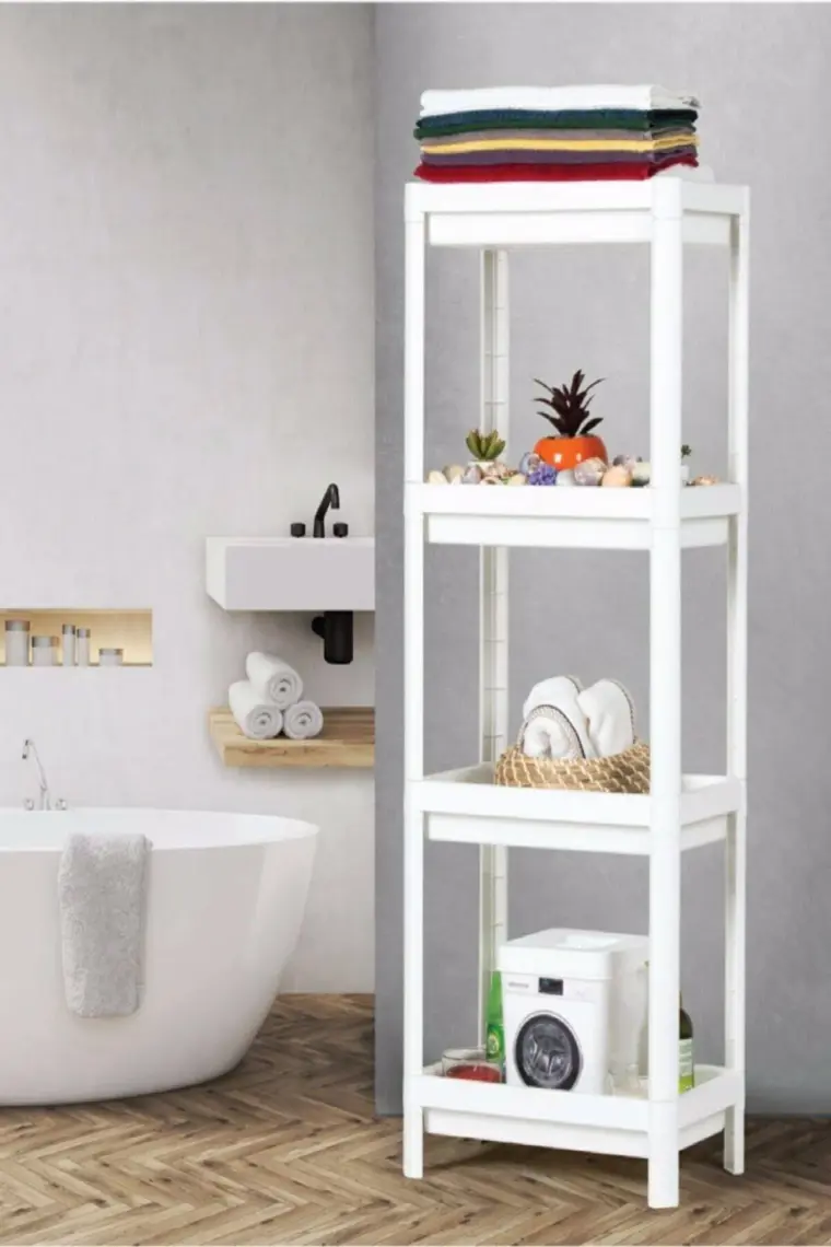 Omaş Shelf Unit 4 Katlı Raf Ünitesi
