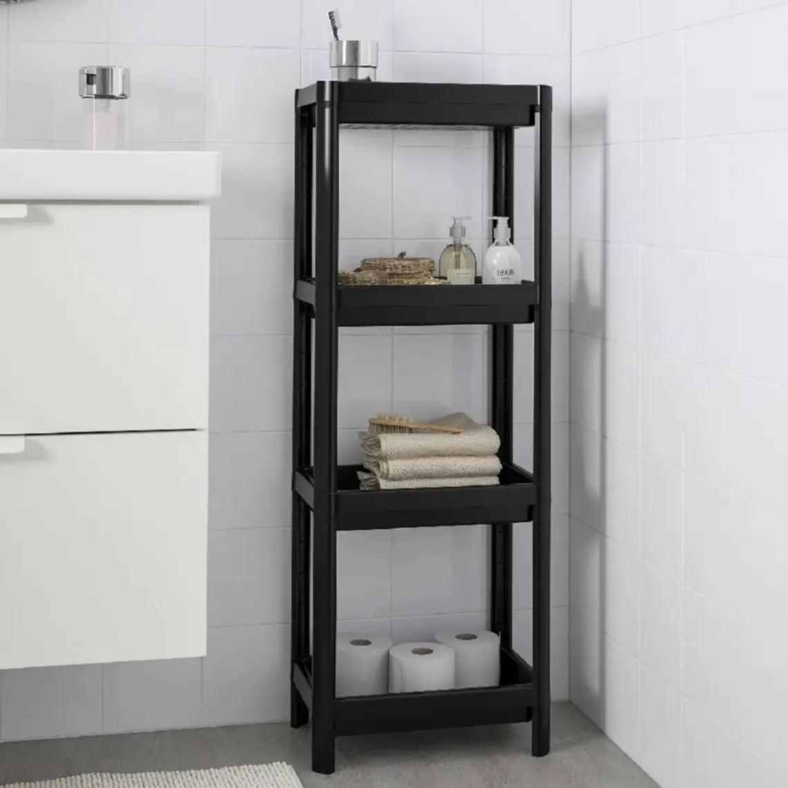Omaş Shelf Unit 4 Katlı Raf Ünitesi