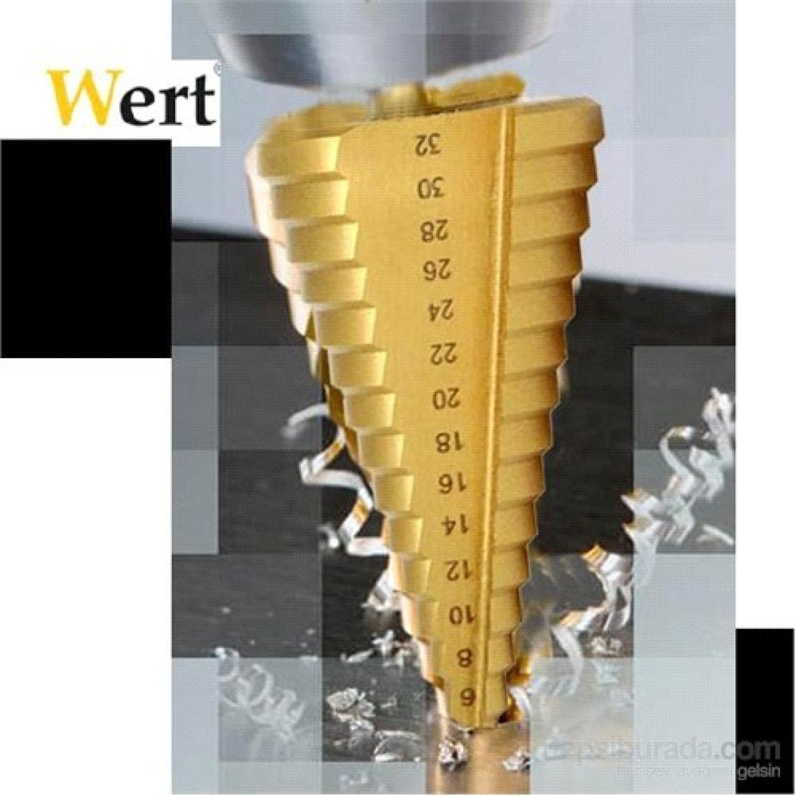 Wert 3501 Kademeli Sac Delgisi (Ø4-32Mm)