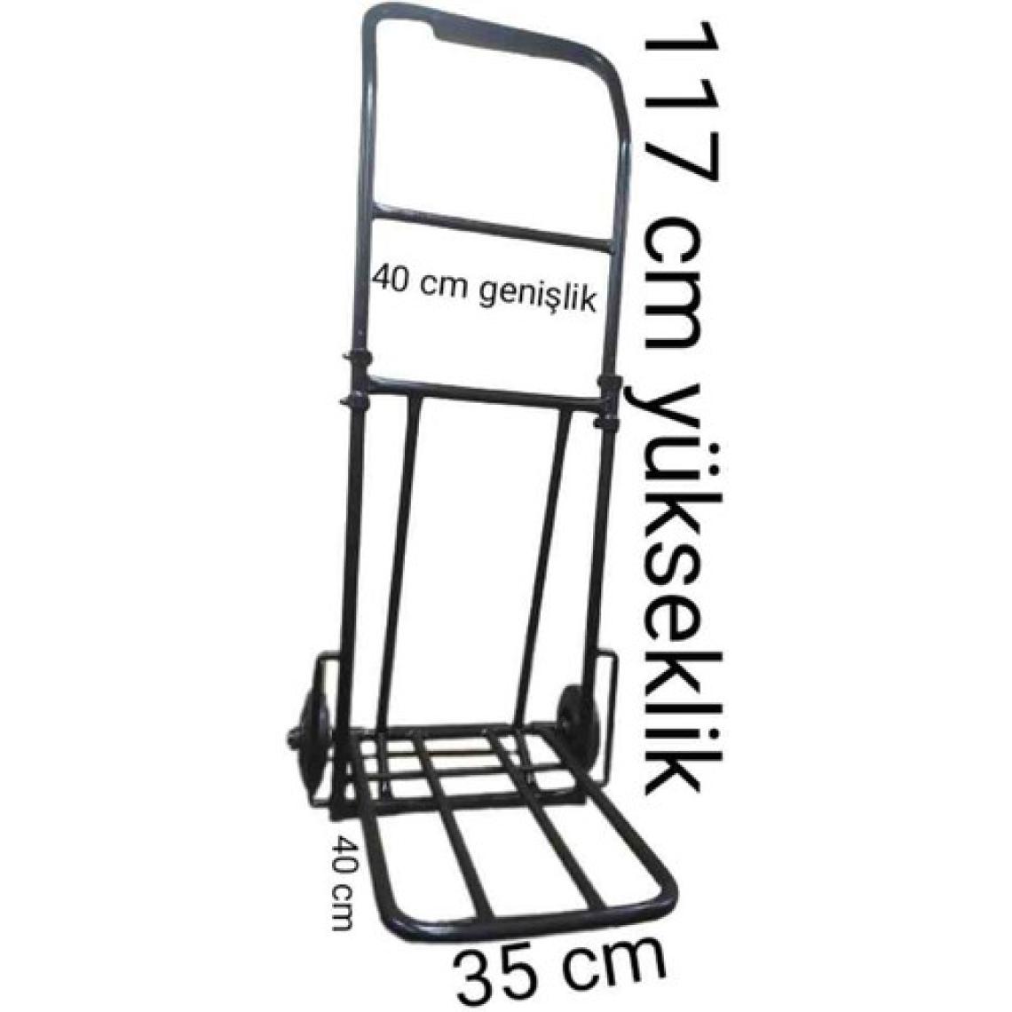 Ergin Büyük Boy Katlanır Yük Taşıma Xl El Arabası Portatif Tip 120 kg Taşıma Kapasiteli