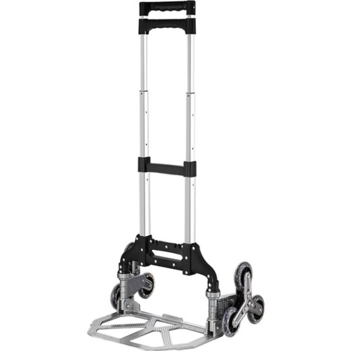 6 Tekerli 80KG Kapasiteli Merdiven Çıkabilen Katlanır Taşıma Arabası Koli Yük Paket Aracı