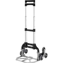 6 Tekerli 80KG Kapasiteli Merdiven Çıkabilen Katlanır Taşıma Arabası Koli Yük Paket Aracı