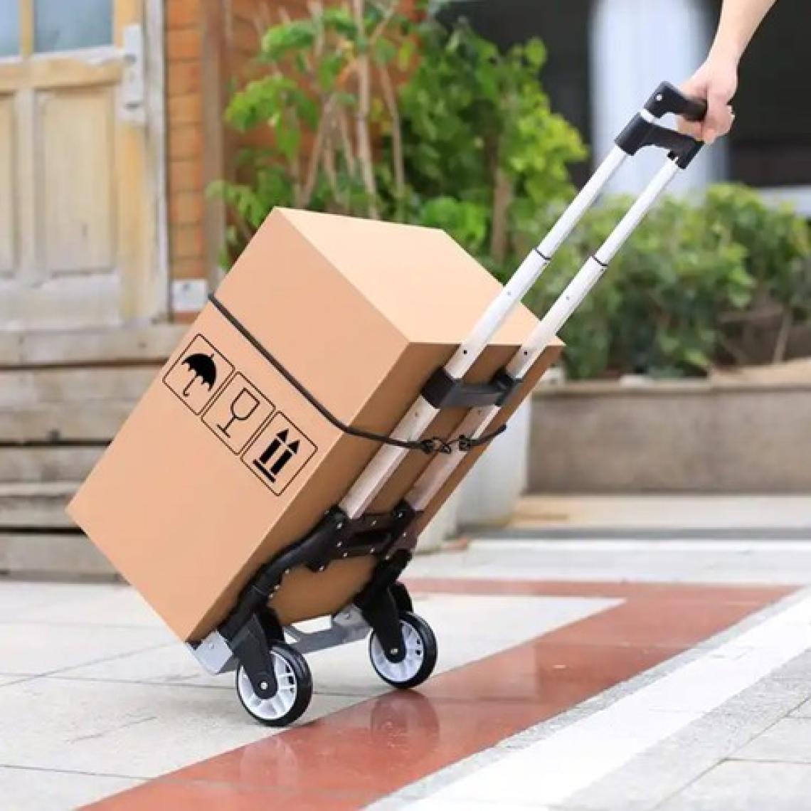 Katlanır Portatif Taşıma Aracı Koli Yük Paket El Arabası 80KG Kapasiteli