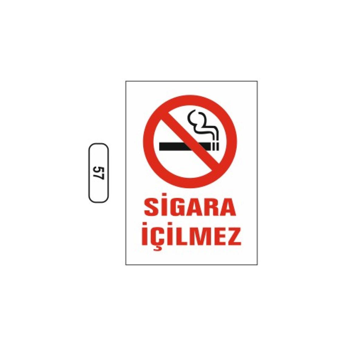 Gündoğdu Sigara Içilmez Uyarı Ikaz Levhası