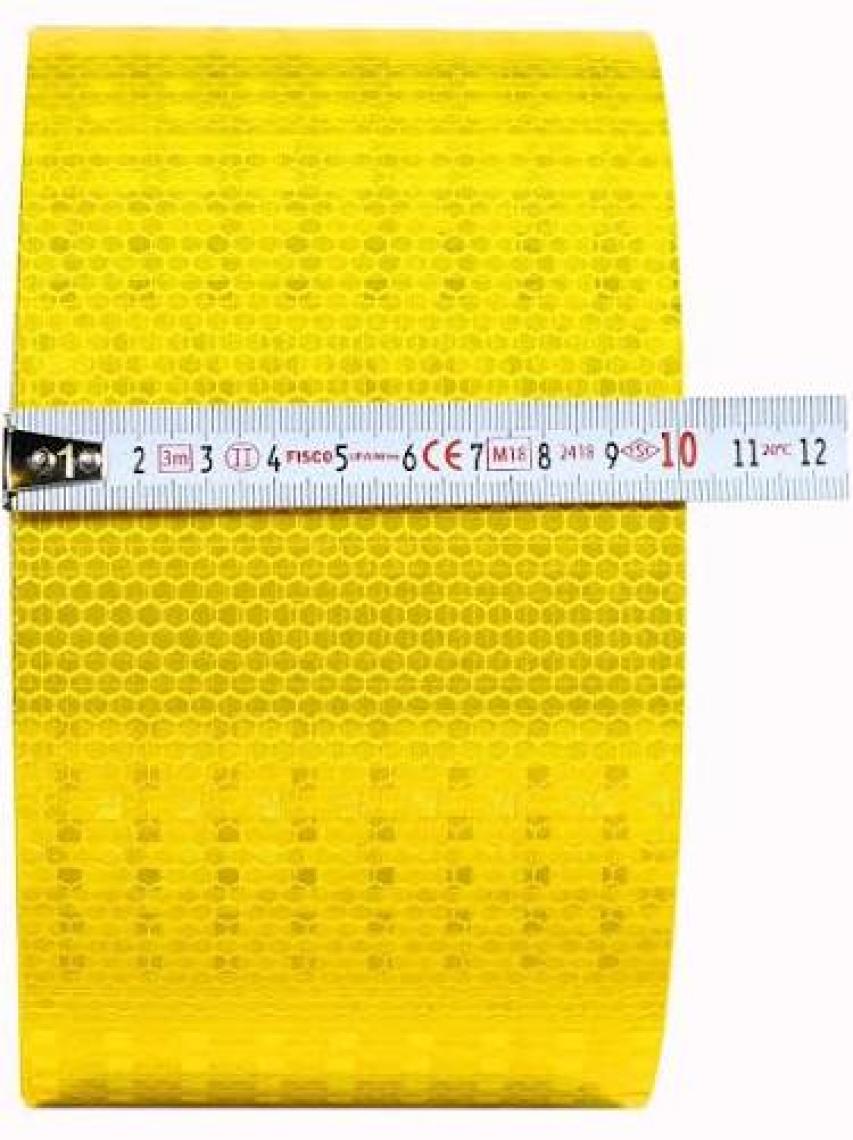 Nzb Sarı Reflektörlü Fosforlu Şerit Bant Ikaz Bandı 10 cm (3metre)