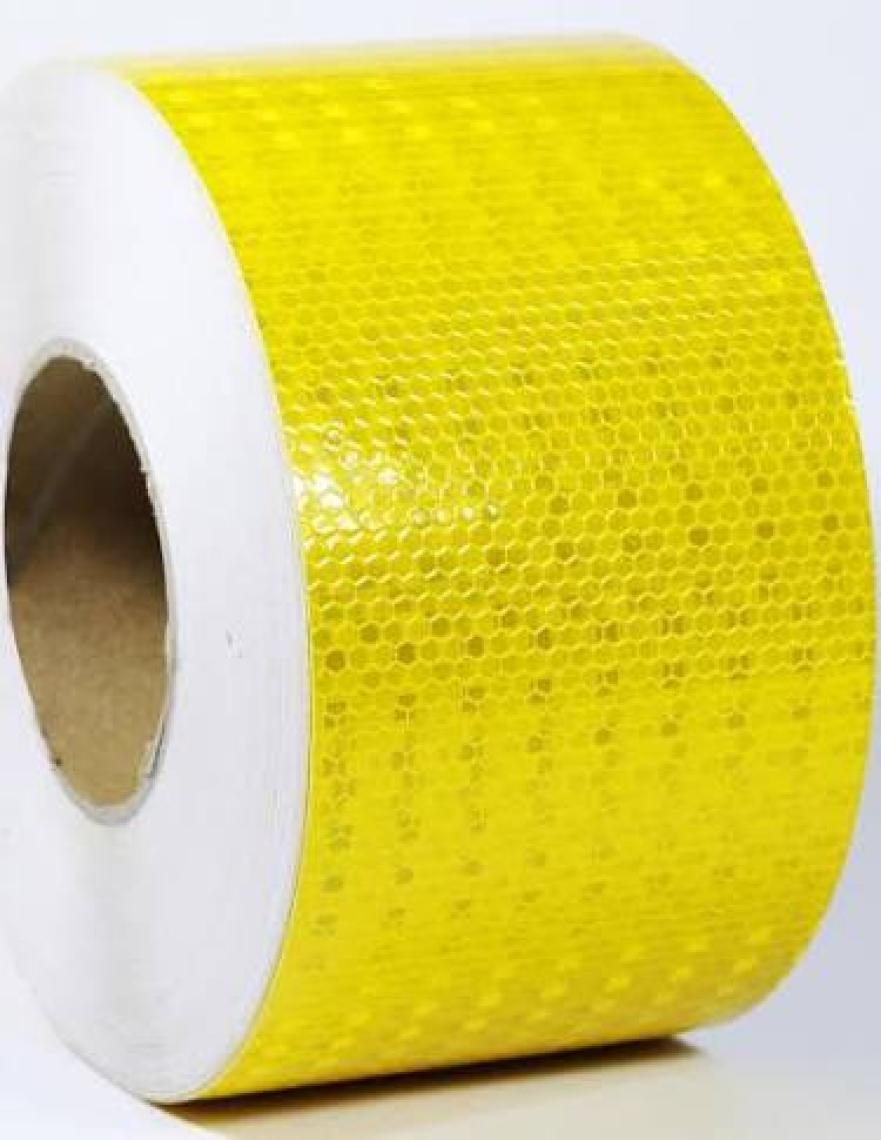 Nzb Sarı Reflektörlü Fosforlu Şerit Bant Ikaz Bandı 10 cm (3metre)