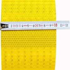 Nzb Sarı Reflektörlü Fosforlu Şerit Bant Ikaz Bandı 10 cm (3metre)