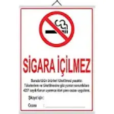 Dilman Sigara İçilmez Levhası 50x70