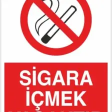 Yıldırım Sigara Içmek Yasaktır Levhası