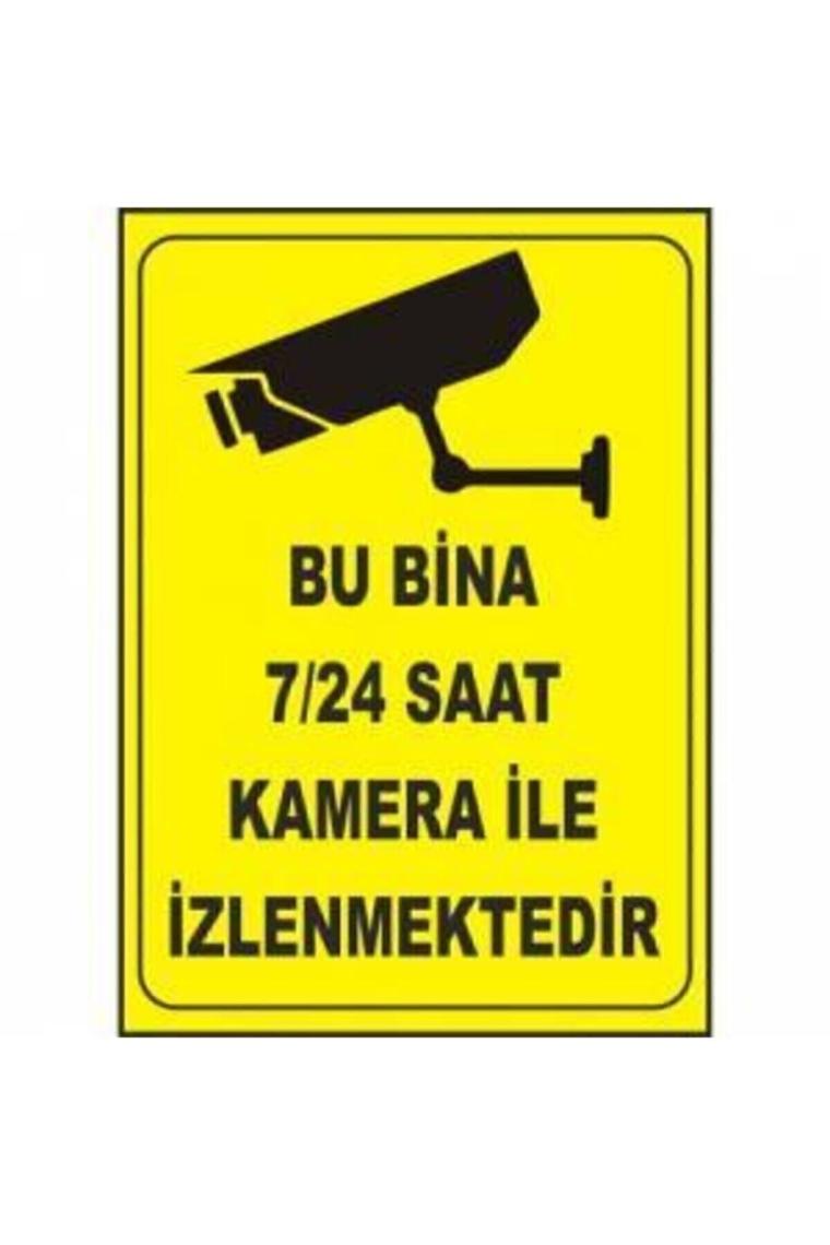 Gündoğdu Bu Site 24 Saat Kamera Sistemi Ile Izlenmektedir Uyarı Levhası