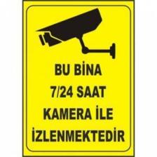 Gündoğdu Bu Site 24 Saat Kamera Sistemi Ile Izlenmektedir Uyarı Levhası