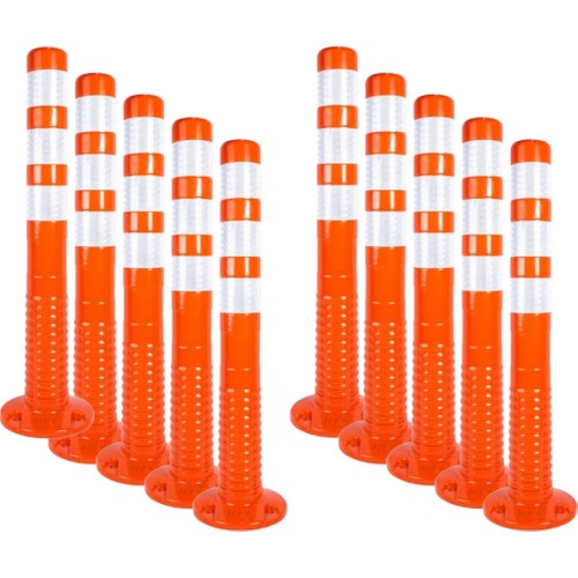 Mfk Ekonomik Plastik Duba Delinatör 73 Cm 10 Adet