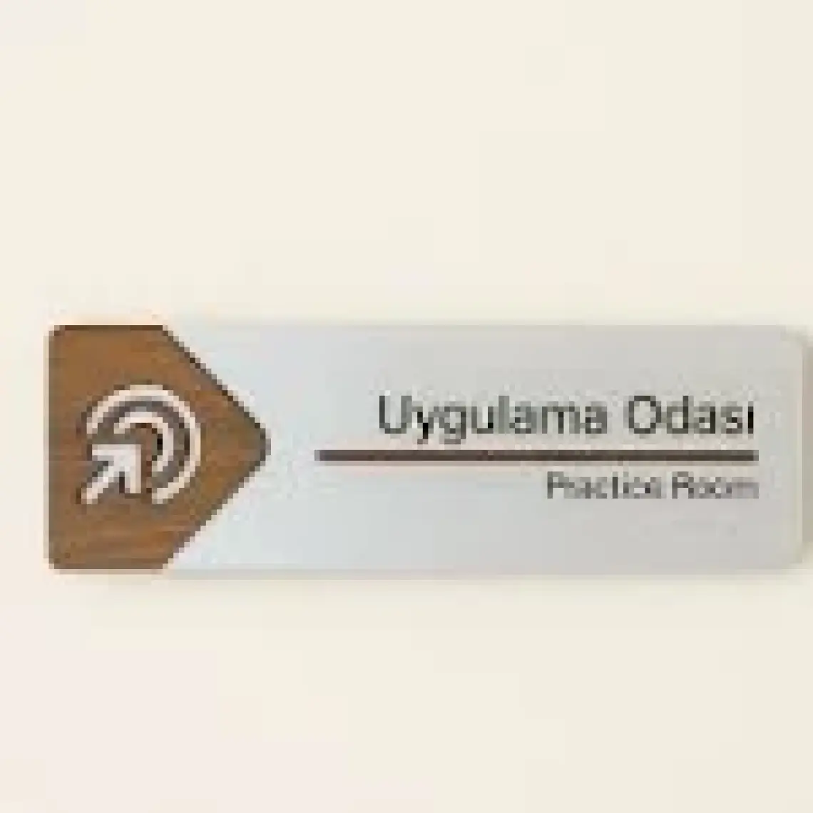 Uygulama Odası Ofis Oda Kapı Isimliği Yönlendirme Tabelası Levhası Kişiselleştirilebilir