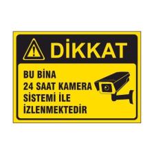 Gündoğdu 5 Adet Bu Bina 7/24 Kamera Sistemi Ile Izlenmektedir Levhası