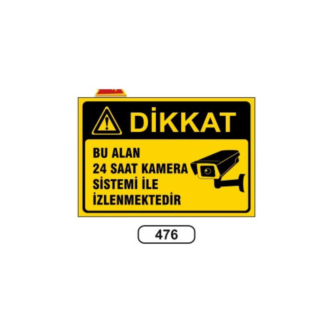 Gündoğdu Bu Alan 24 Saat Kamera Sistemi Ile Izlenmektedir Uyarı Levhası