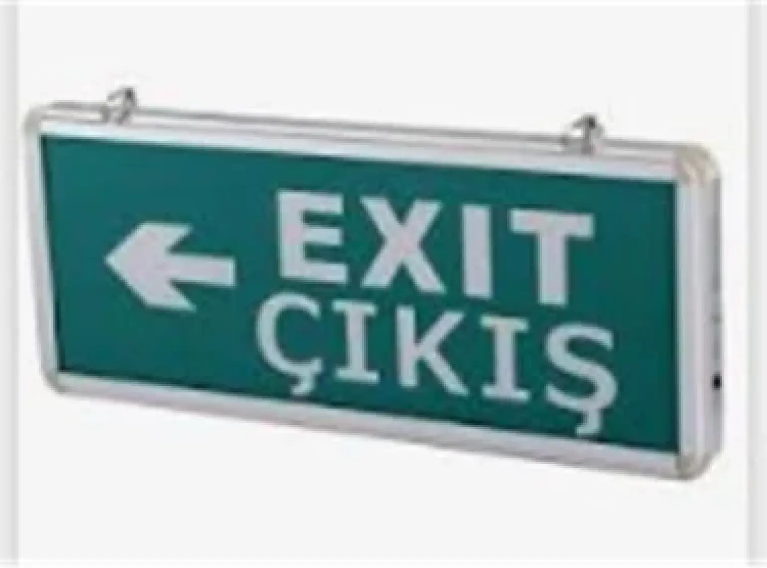 Noas Acil Çıkış Exit Tabelası Aşağı Çift Yönlü 3W