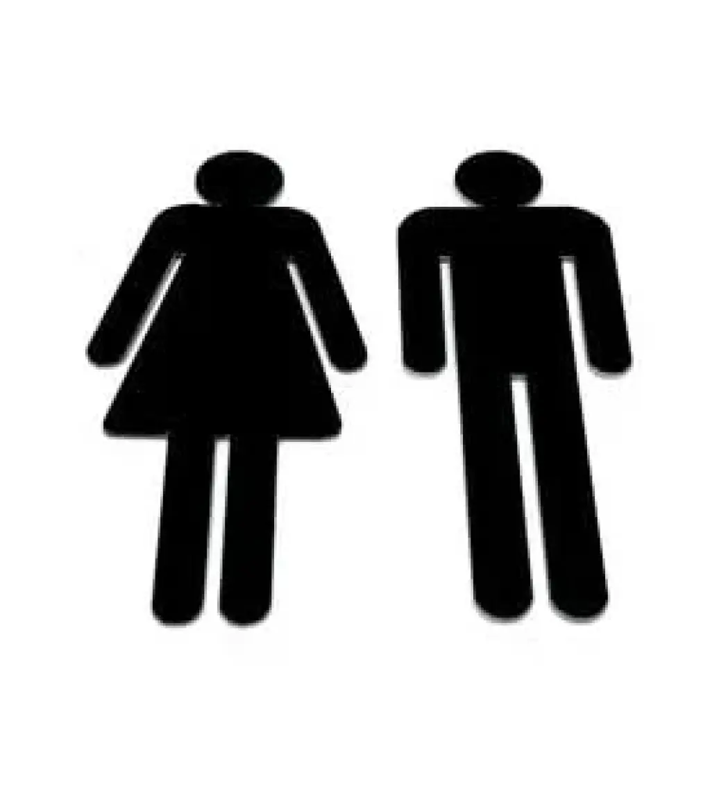 Se-Dizayn Wc Tuvalet Işareti Bayan ve Bay Takım ( 2 Adet ), Kapıyönlendirme