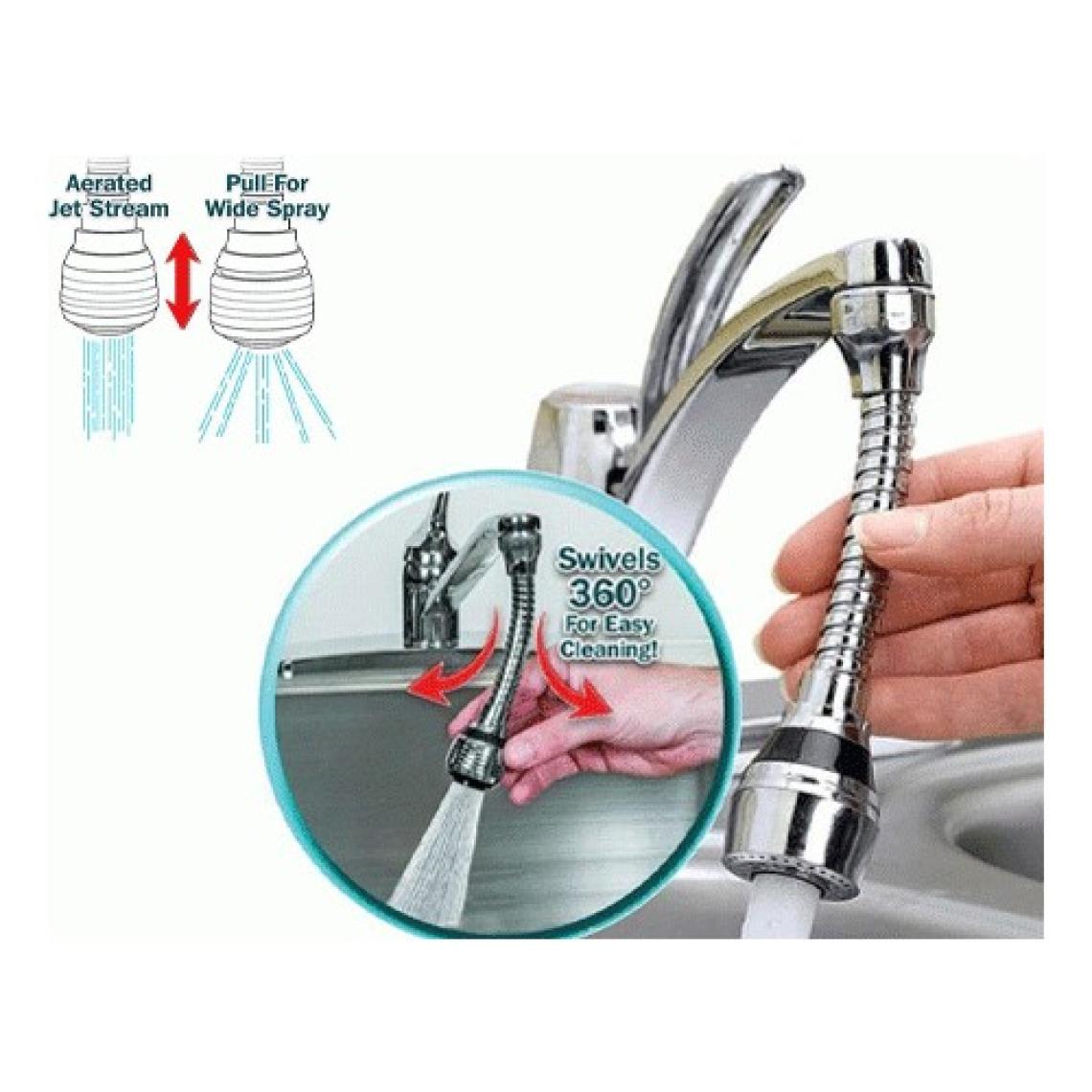 Evimshopping Turbo Flex 2 Aşamalı Plastik Esnek Musluk Başlığı