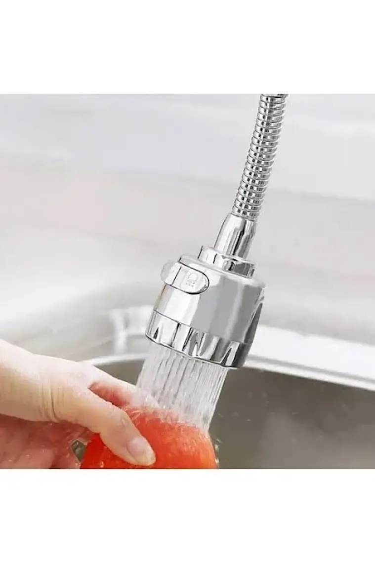 Titi 6061 Esnek 360° Hareketli 2 Fonksiyon Spreyli Kubar Musluk Ucu 48 cm