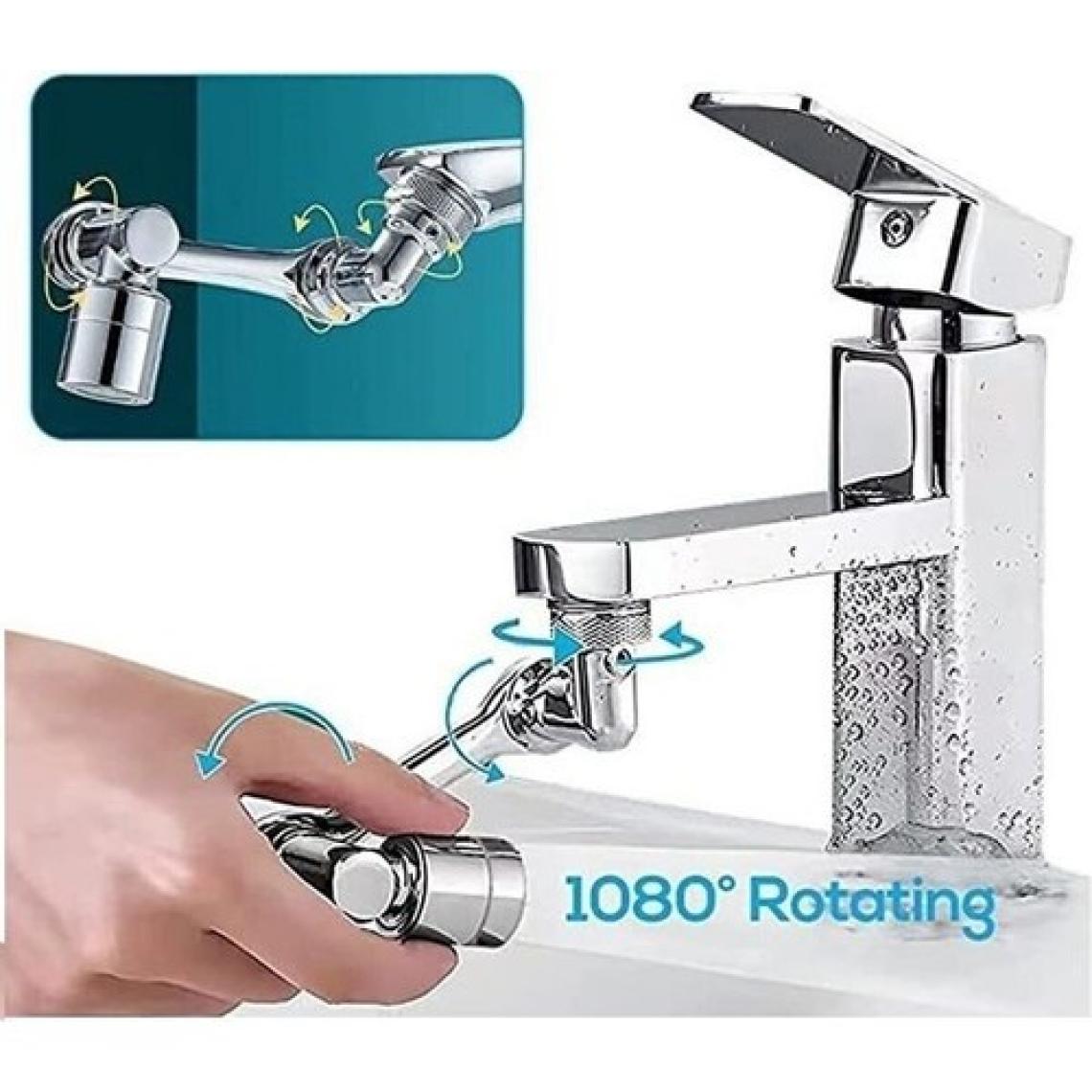AlanSansli 1080 Derece Dönebilen Robotik Musluk Başlığı Musluk Robotu