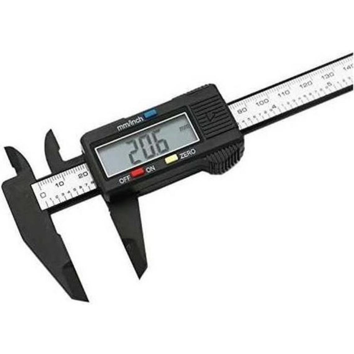 Hobi Mekatronik Dijital Plastik Kumpas - 150 mm