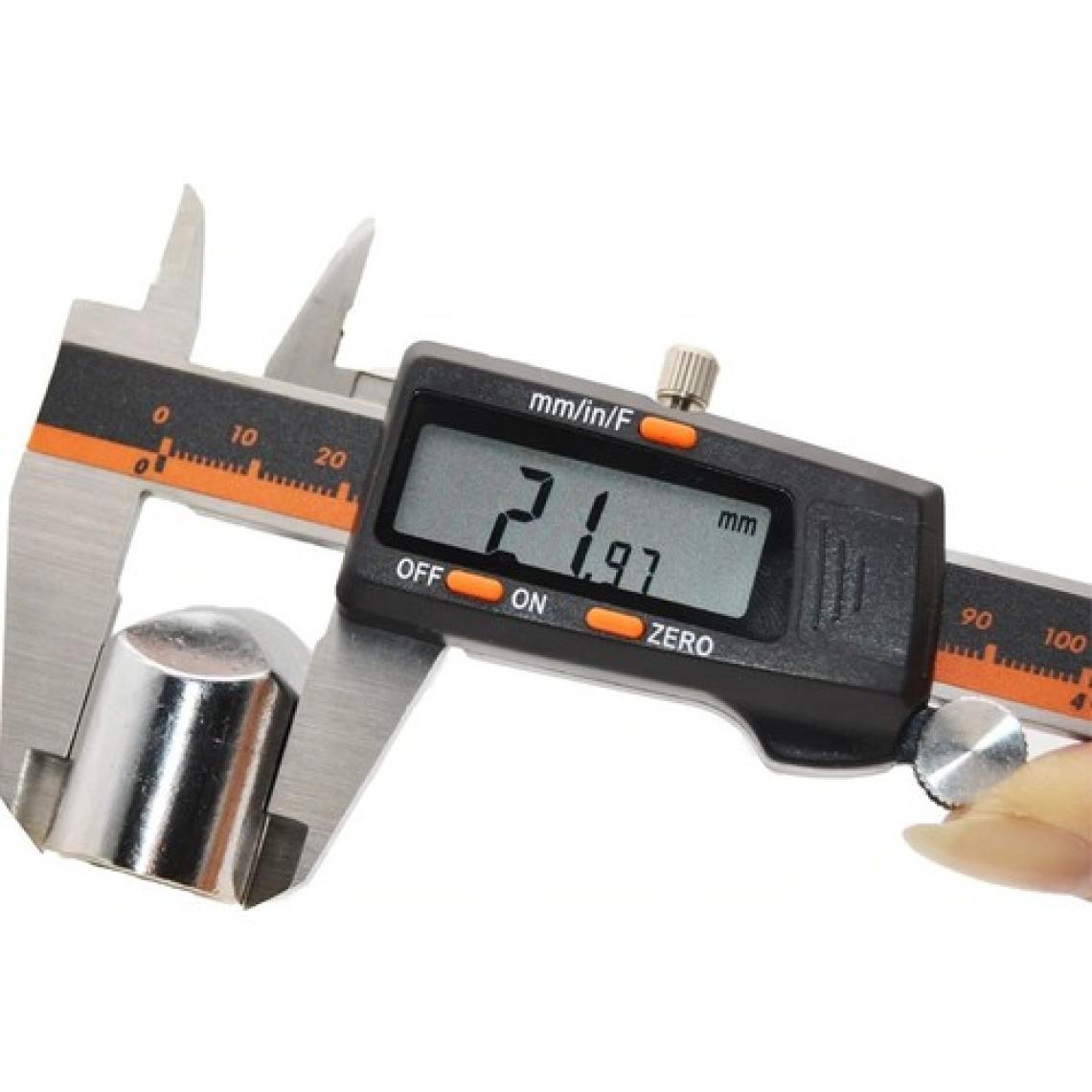 Valkyrie 150 x 0,01 mm Dijital Paslanmaz Çelik Elektronik Hassas Kumpas
