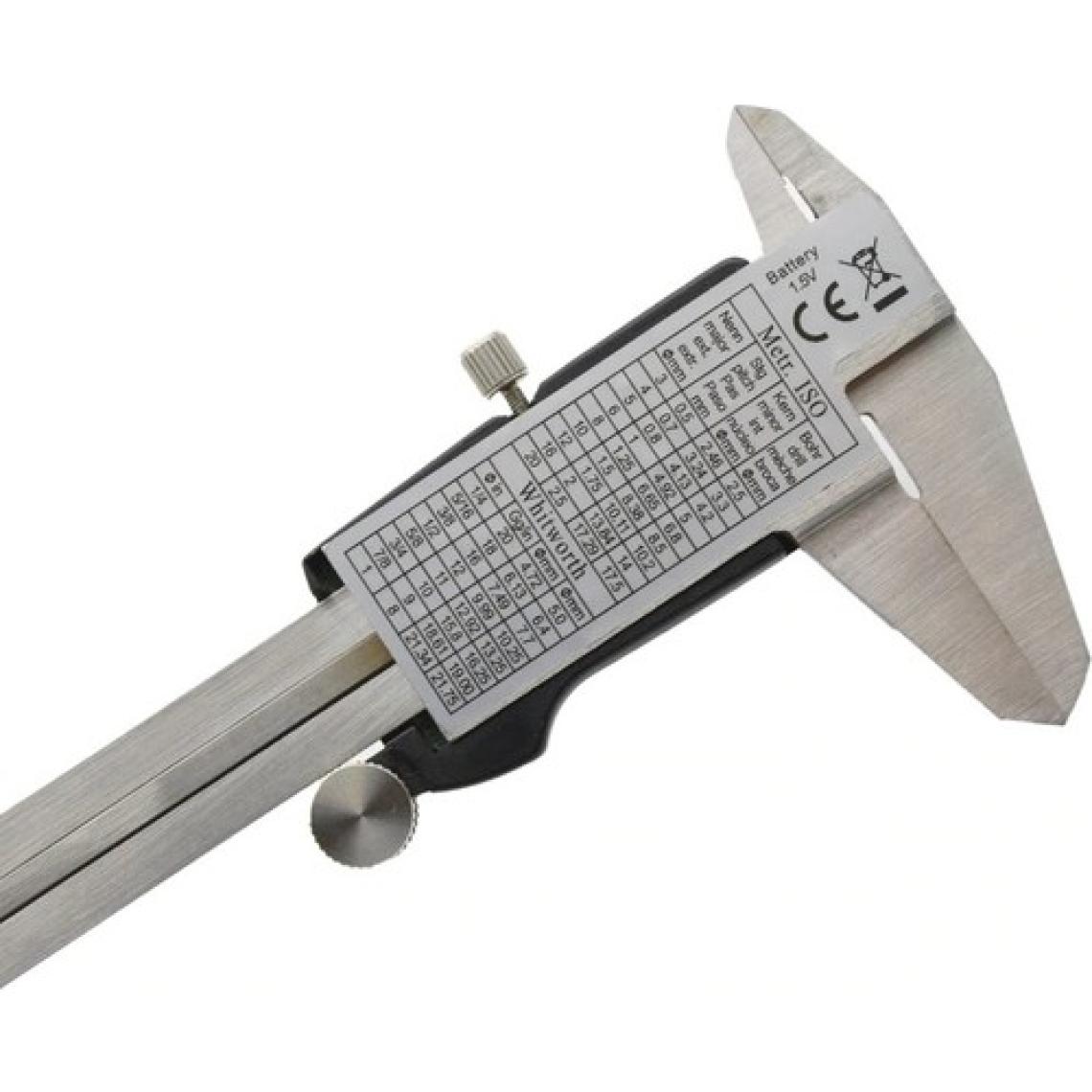 Valkyrie 150 x 0,01 mm Dijital Paslanmaz Çelik Elektronik Hassas Kumpas