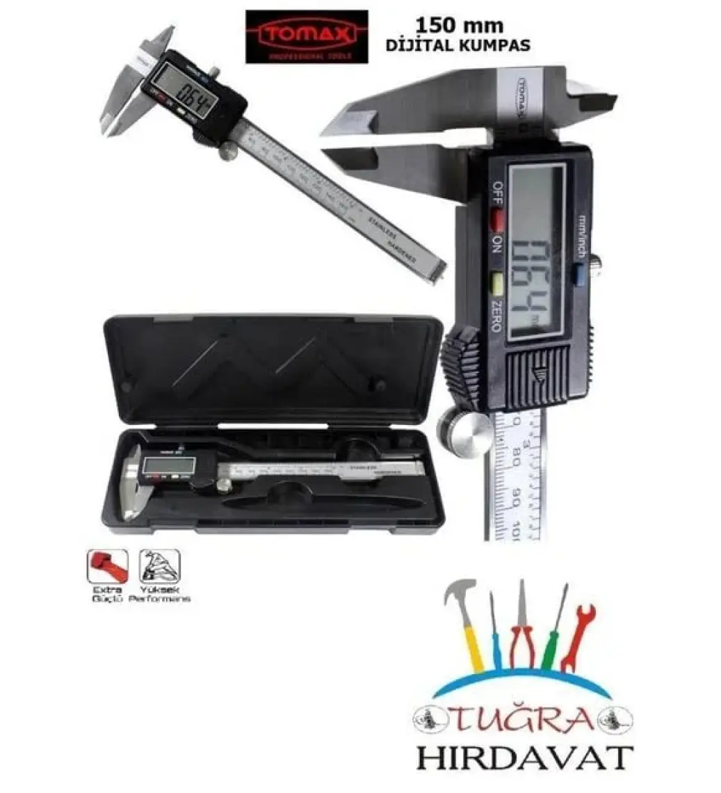 Tomax Digital Kumpas 150 Mm