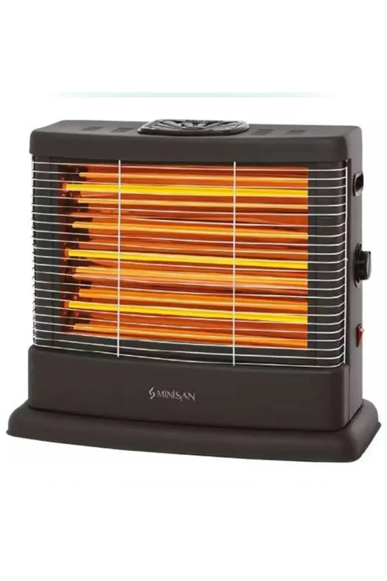 Minisan MS-2100 Midi 2100 W Quartz Elektrikli Isıtıcı Soba