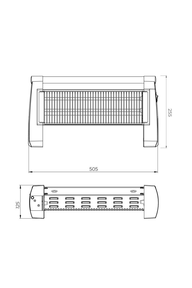 LX-2819 1200 W Quartz Isıtıcı