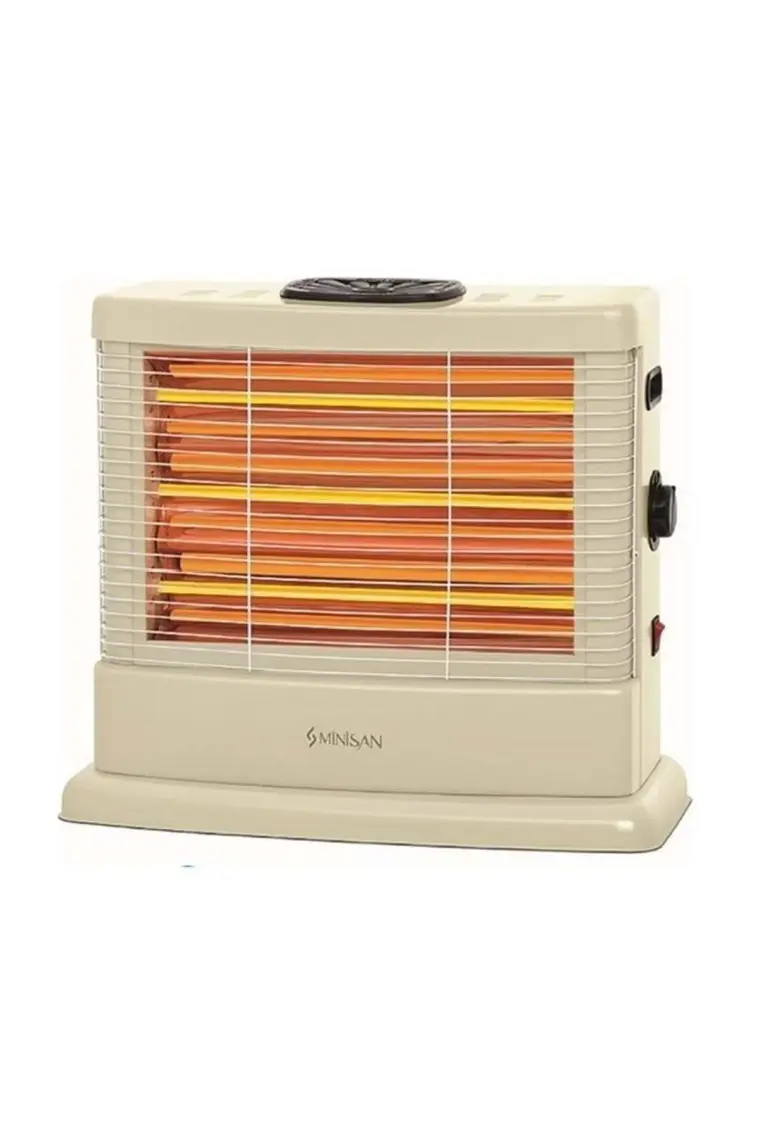 Minisan MS-2100 Midi 2100 W Quartz Elektrikli Isıtıcı Soba