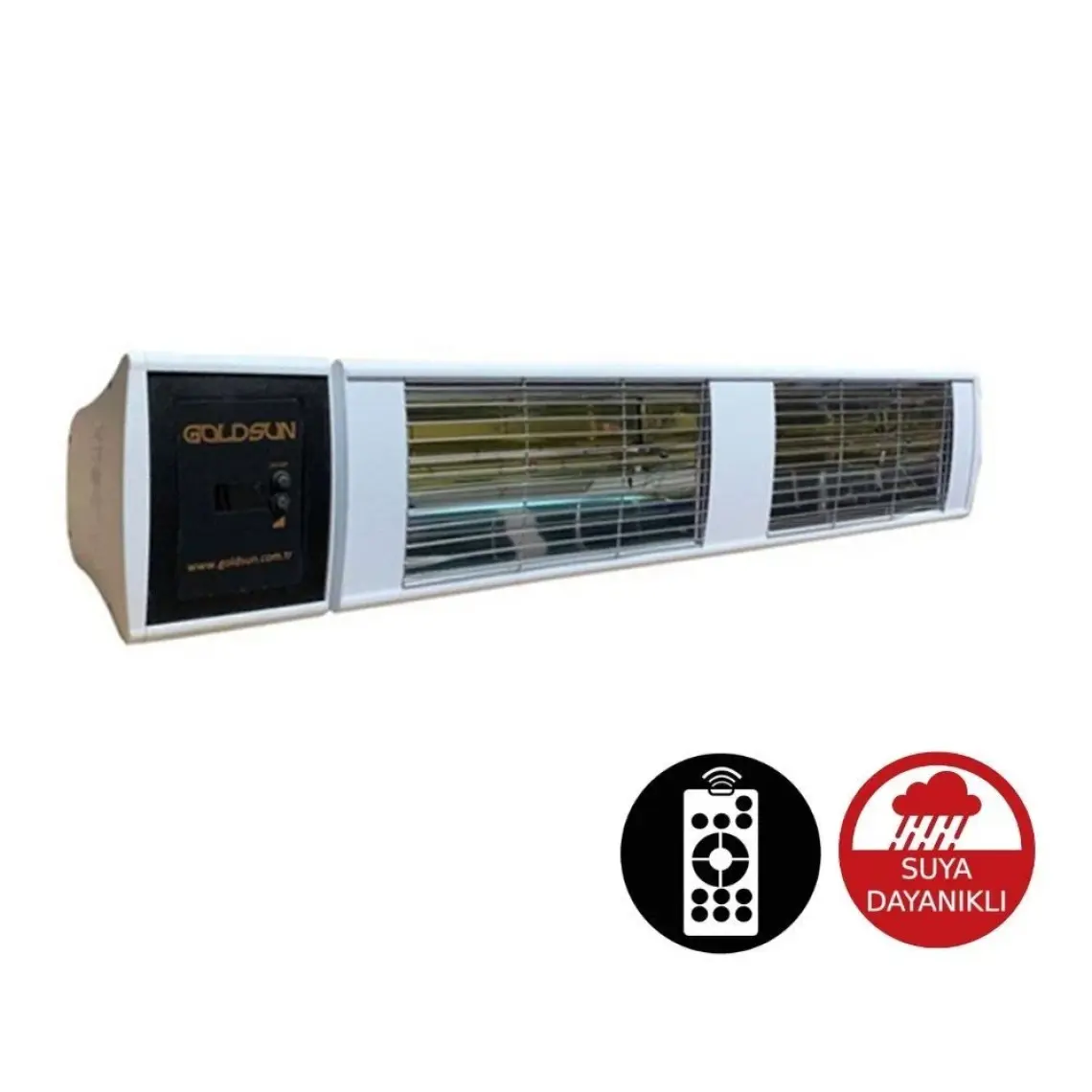 Goldsun Supra Plus 4000w Kumandalı IP55 Suya Dayanıklı Elektrikli Isıtıcı