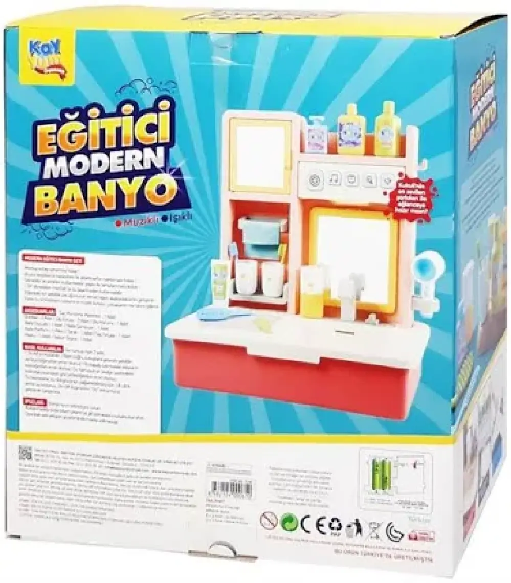 Kayyum Oyuncak Kukuli Şarkılı Eğitici Modern Banyo Seti