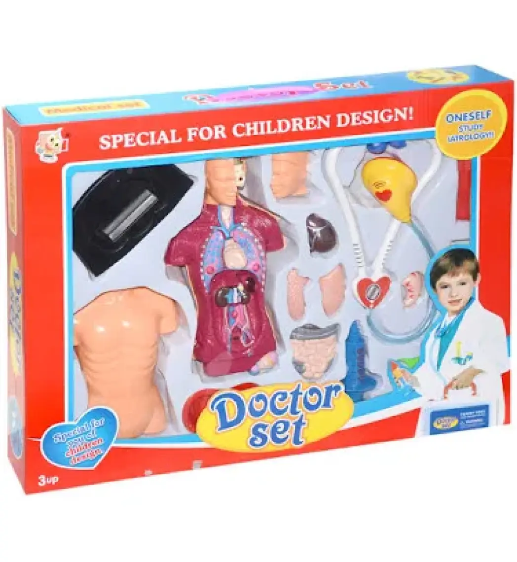 Bircan Anatomi Insan Vücudu Doktor Oyun Seti    18 Parça