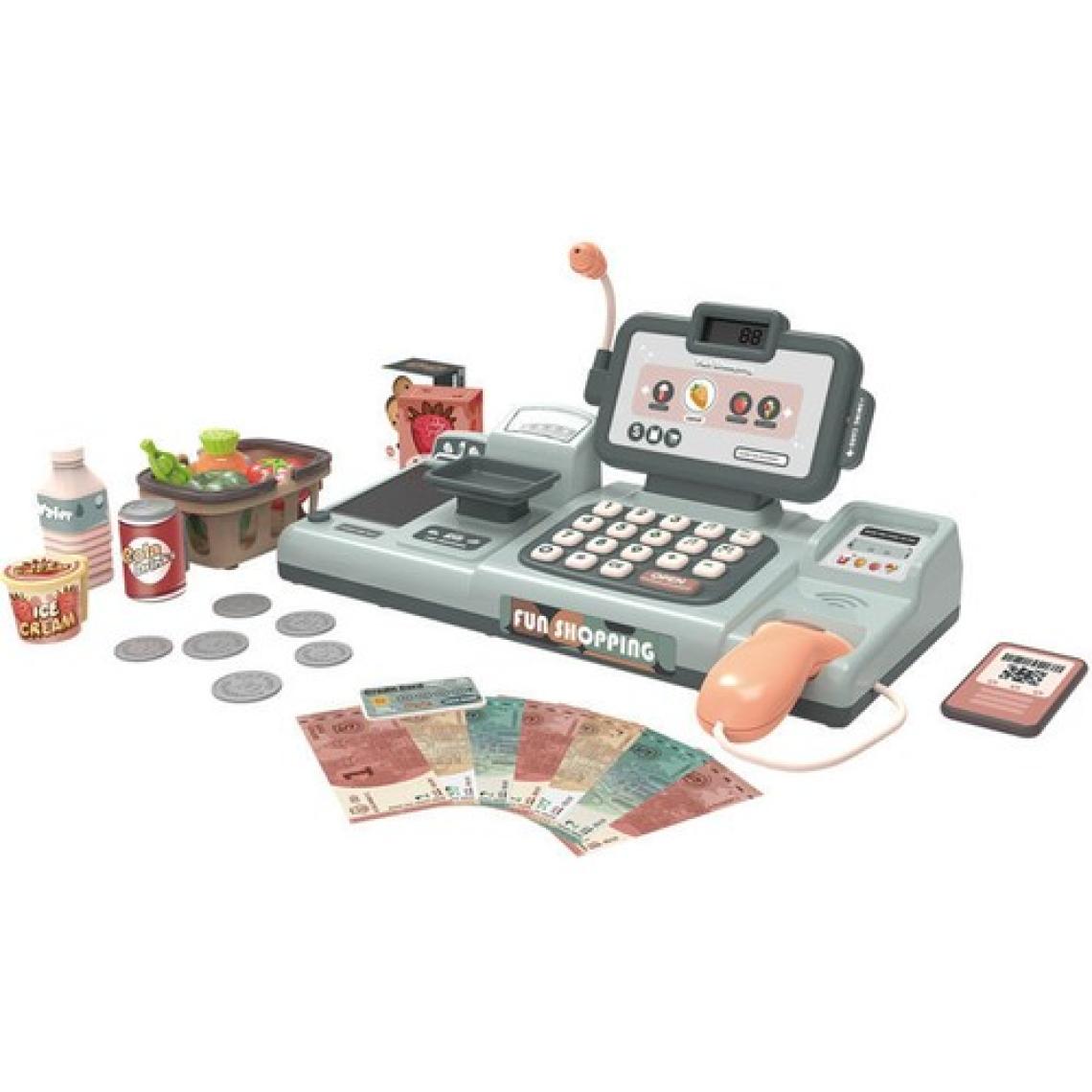Süpermarket Yazarkasa Seti Rol Oynamak Oyuncak Ödeme Sayaç Çocuklar Için Hediye