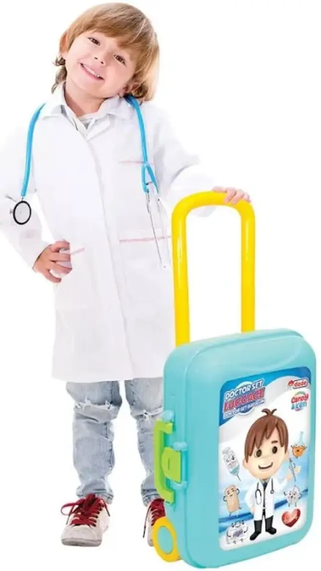 Dede Candy ve Ken Doktor Set Bavulum 15 Parça