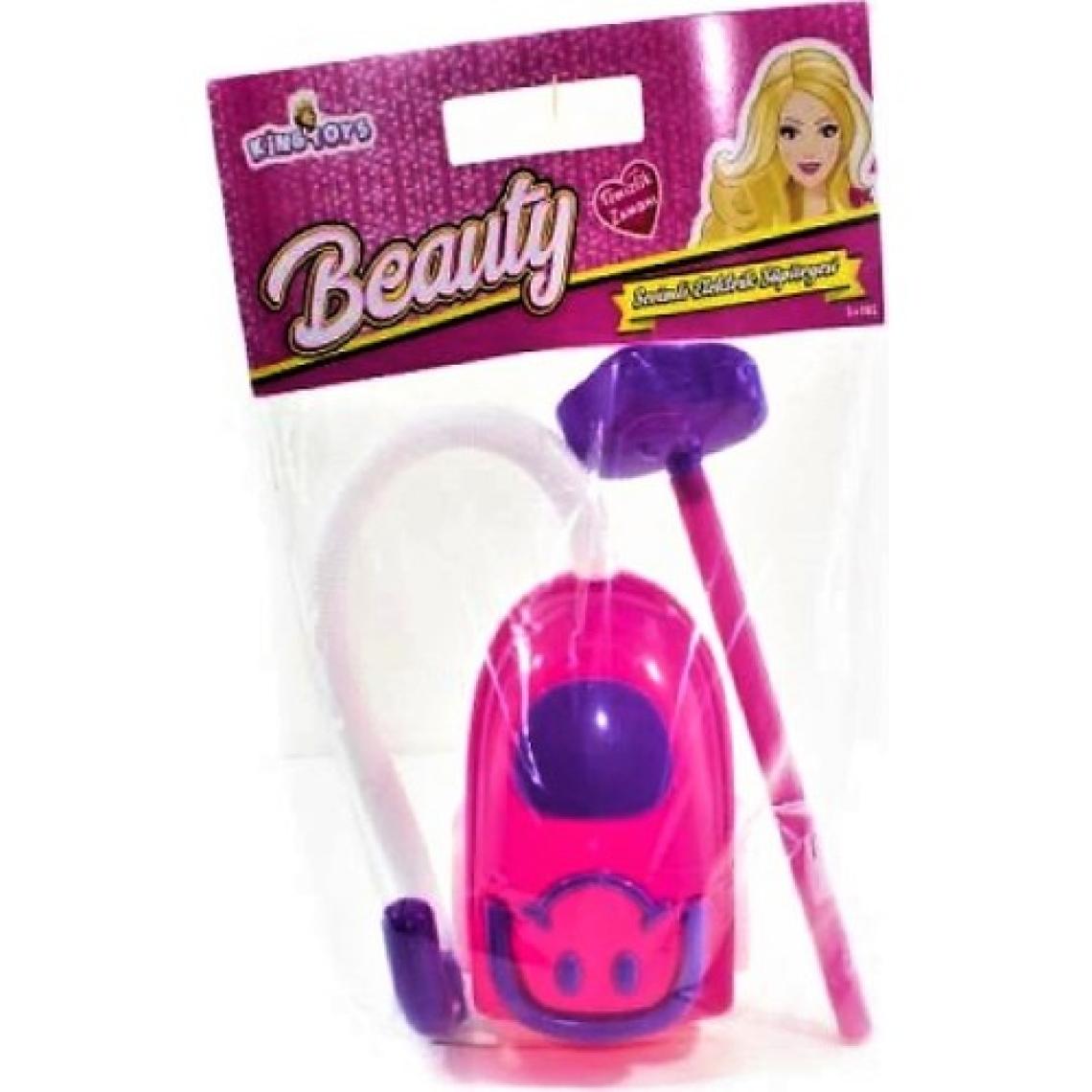 King Toys Çocuklar Için Oyuncak Sevimli Elektrik Süpürgesi Pembe-Mor Renk