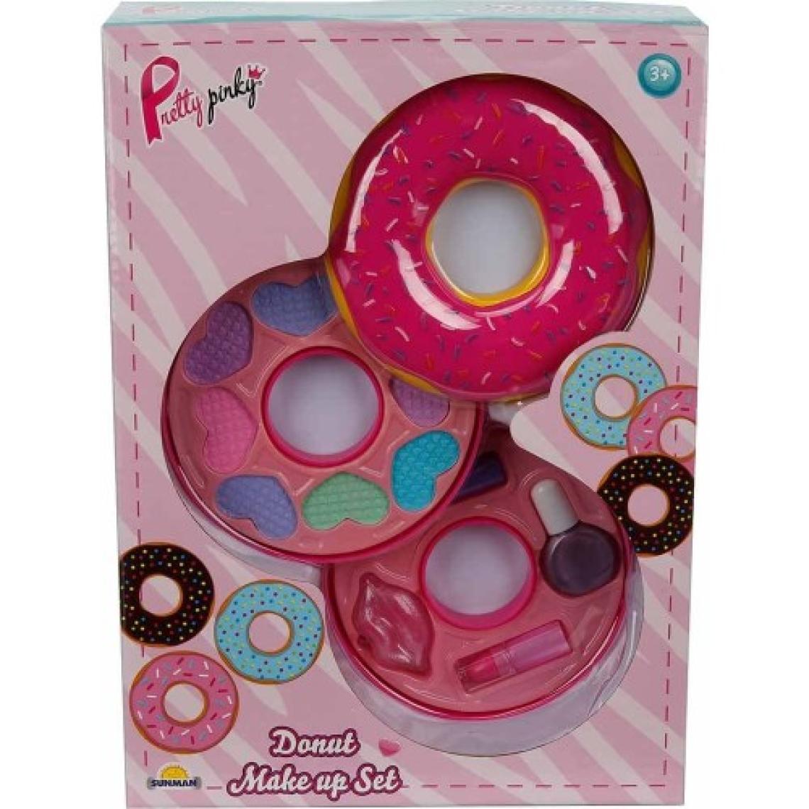 Sunman Donut Şekilli 2 Katlı Makyaj Güzellik Seti