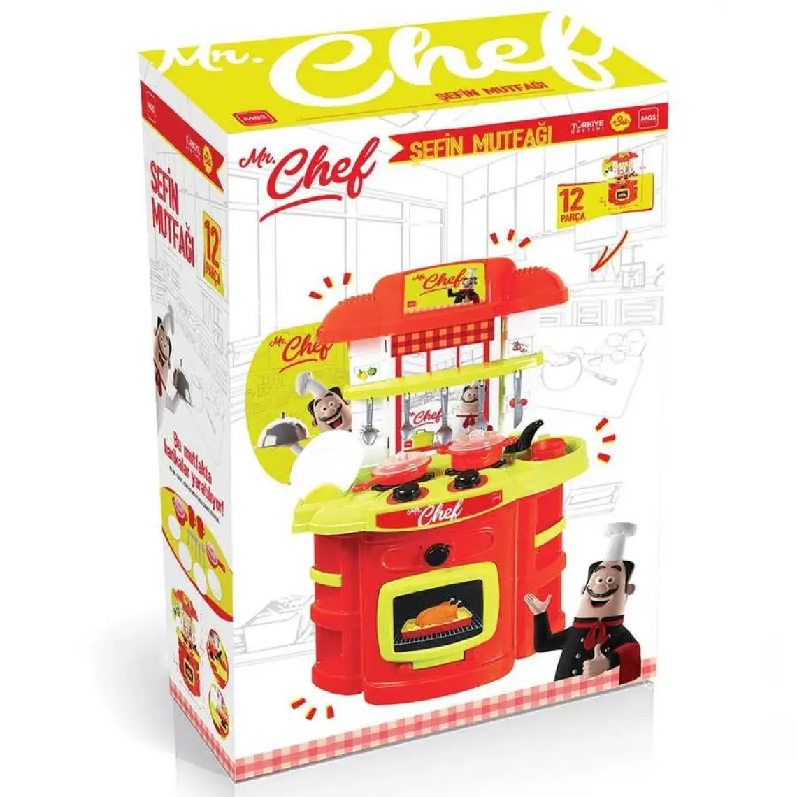 Mgs Oyuncak Chef Mutfak Şato Kutulu 5588