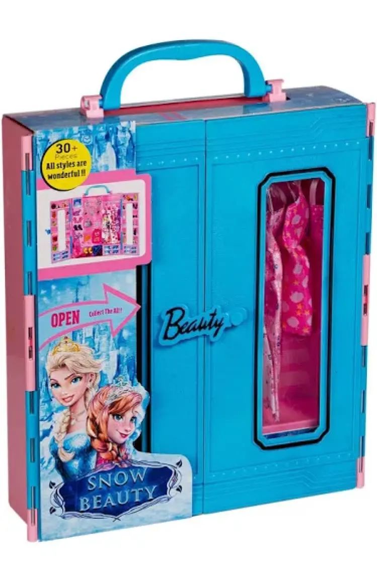 Kayyum Oyuncak Beauty Gardırop 30 Parça Mavi