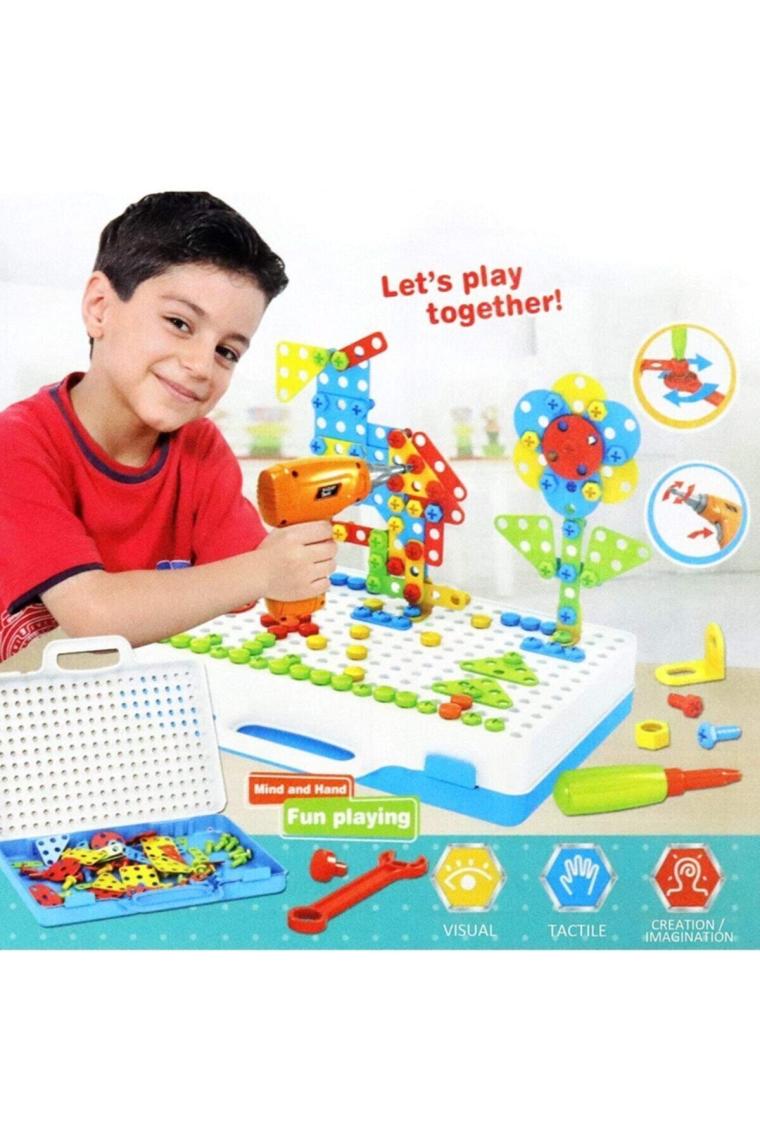 Birlik Toys 198 10B YB277839 3D Matkaplı Creative Puzzle