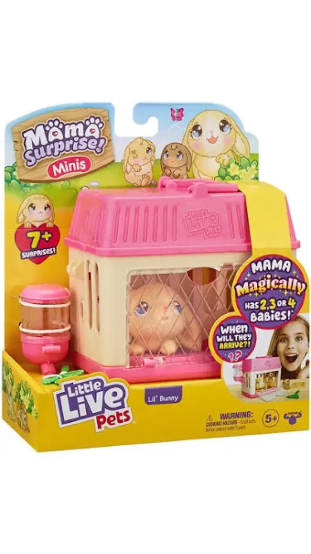 Little Live Pets Llp Anne ve Yavruları Mini Tavşan Oyun Seti S2 LP301200
