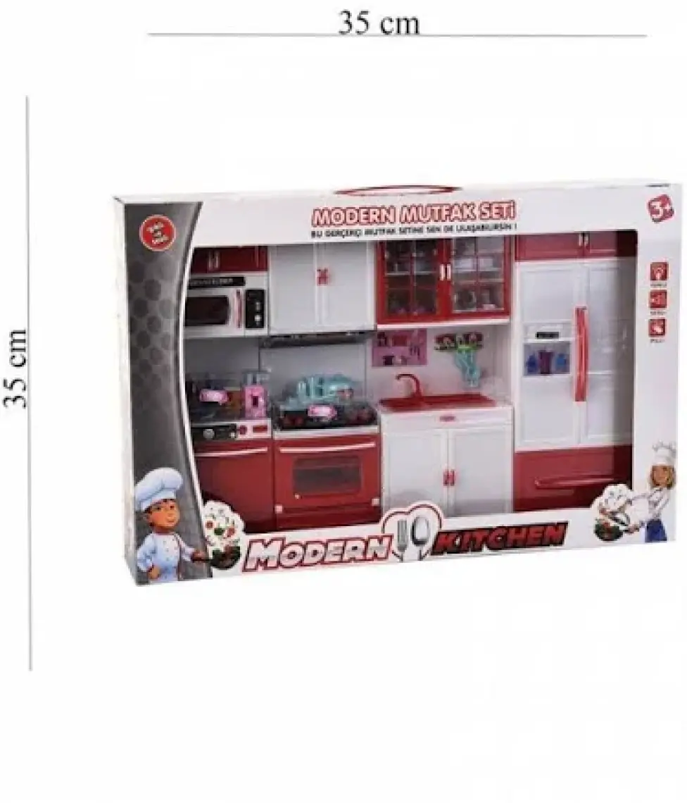 Kayyum Işıklı ve Sesli  3D Modern Mutfak