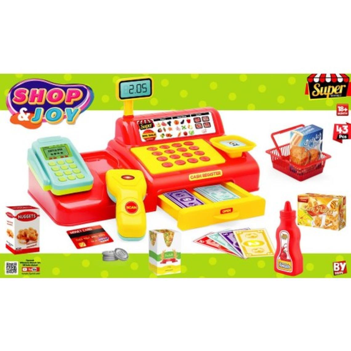 Bayraktar Shop & Joy Yazar Kasa Alış Veriş Seti BP-578