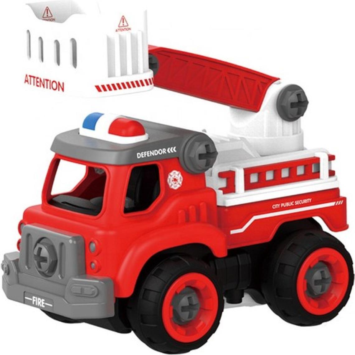Mj Toys Matkaplı Sök Tak Itfaiye Seti 30 Parça - Eğitici Oyuncak