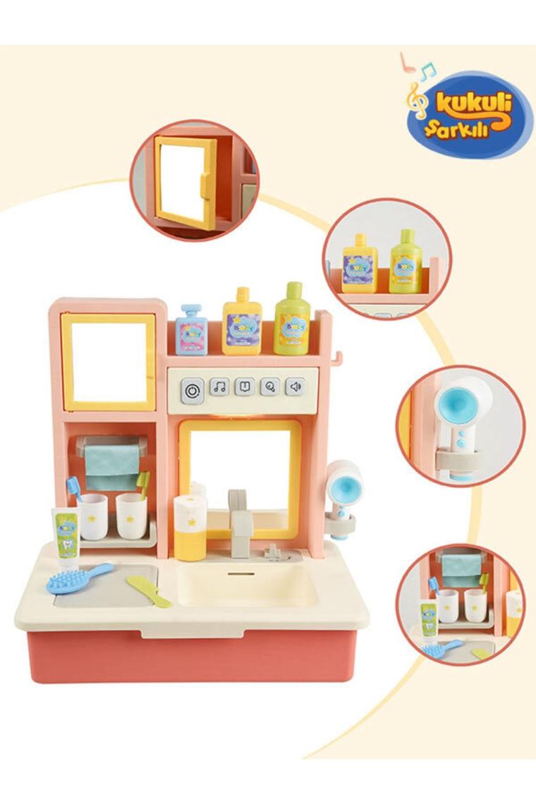 Kayyum Oyuncak Kukuli Şarkılı Eğitici Modern Banyo Seti