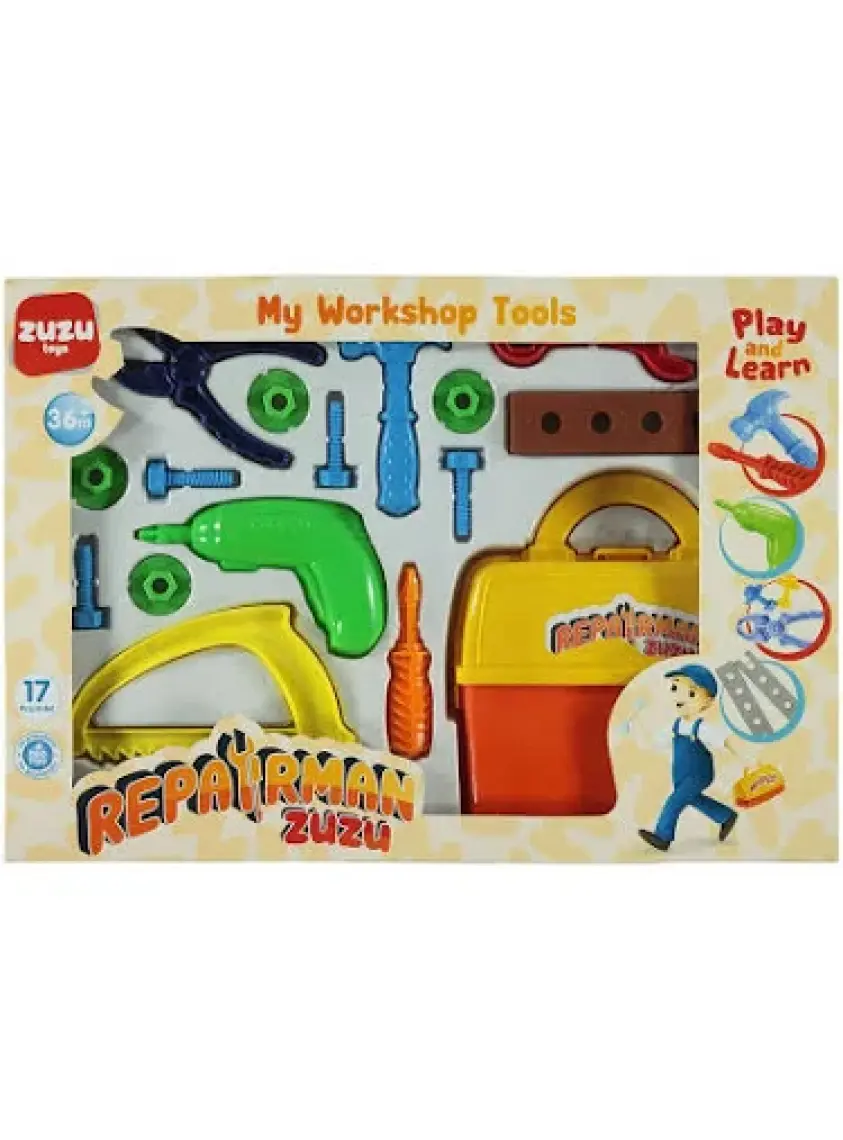Zuzu Toys Çantalı Tamirci Seti 3+ Yaş