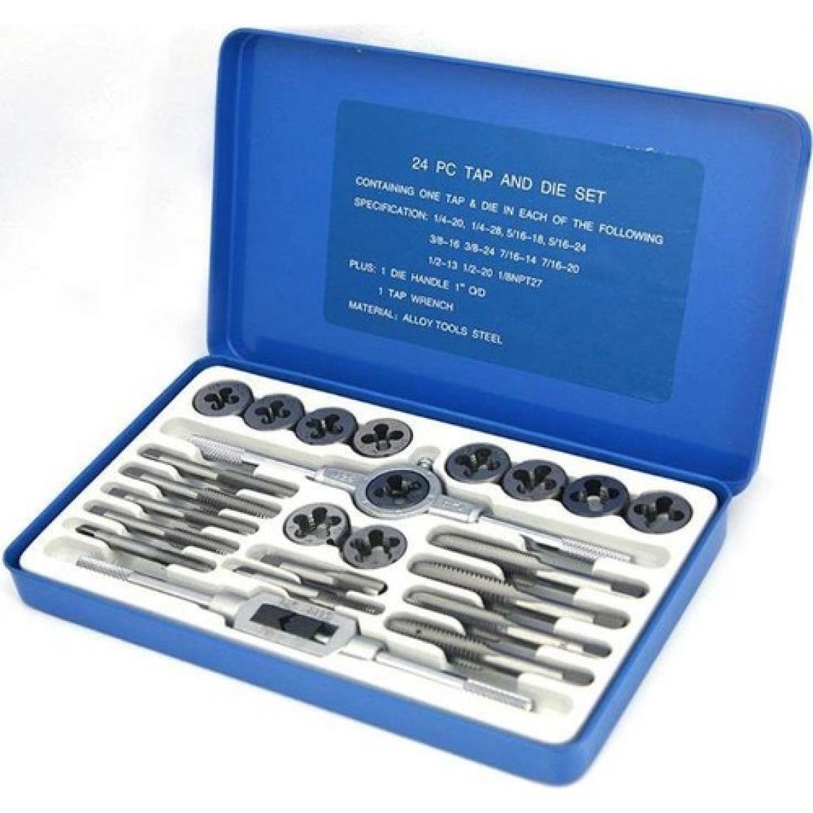 Nt Tools Nt NTKT02 Pafta Kılavuz Seti Yiv Diş Açma Takımı 24 Parça