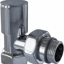 Radiva Radyatör Vanası 1/2'' Krom Köşe Metal Volanlı