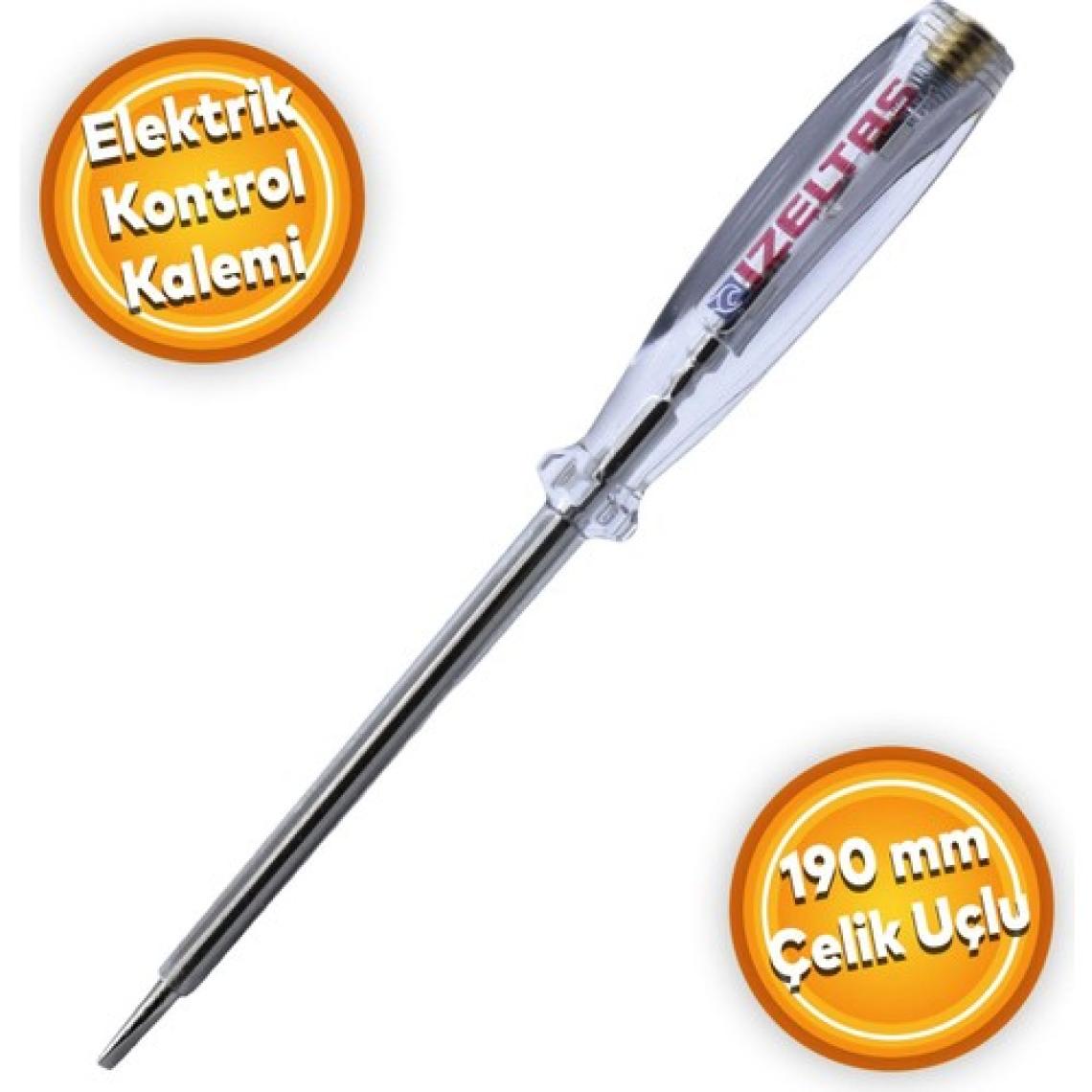 İzeltaş 190 mm Düz Elektrik Kontrol Kalemi